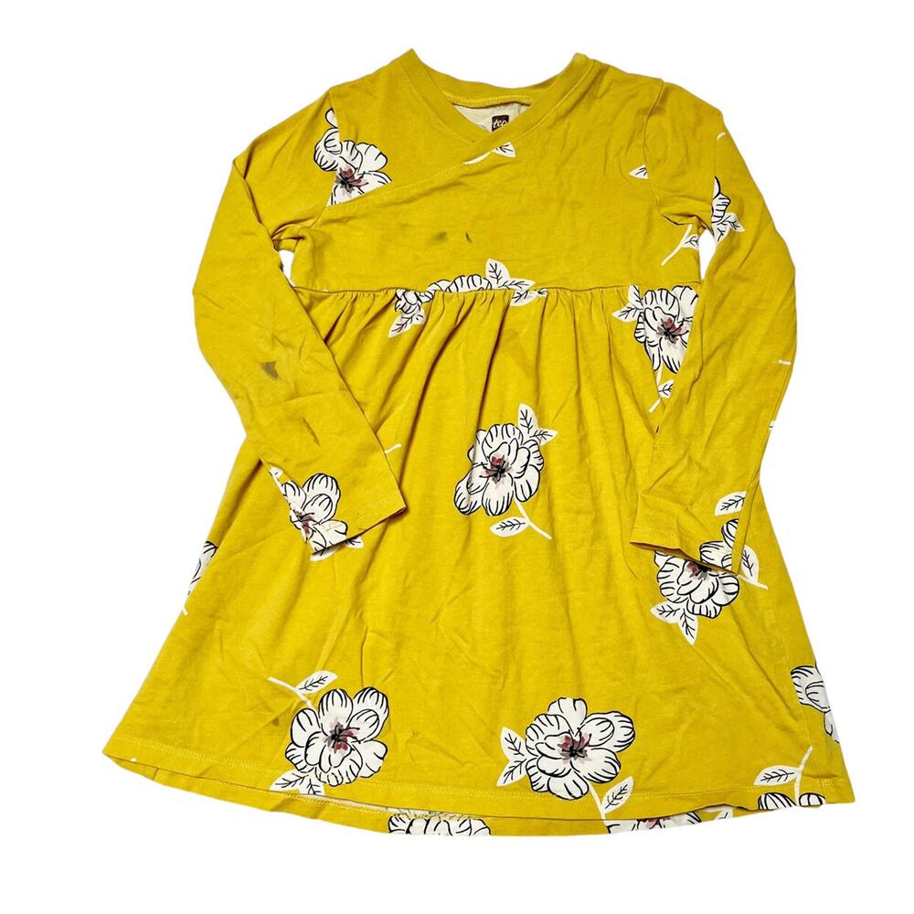 Tea Collection Flora Blanca Dress Size 7
